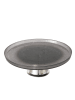 Boltze Taartplateau "Kalis" grijs/zilverkleurig - (H)10 x Ø 28 cm