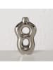 Boltze Vaas "Hertha" zilverkleurig - (B)9 x (H)15 x (D)4 cm