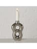 Boltze Vaas "Hertha" zilverkleurig - (B)9 x (H)15 x (D)4 cm