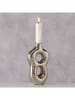 Boltze Wazon ''Hertha'' w kolorze srebrnym - 9 x 15 x 4 cm