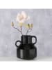 Boltze Vase ''Maru'' in Schwarz - (H)18,5 x Ø 18 cm
