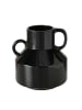 Boltze Vase ''Maru'' in Schwarz - (H)18,5 x Ø 18 cm