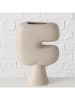 Boltze Vaas "Pasu" beige - (B)15 x (H)22,8 x (D)6 cm