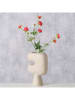Boltze Vaas "Pasu" beige - (B)15 x (H)22,8 x (D)6 cm