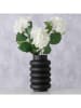 Boltze Vase ''Ribbo'' in Schwarz - (H)25 x Ø 15 cm