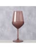 Boltze Wijnglas "Audetta" bruin - (H)22 x Ø 9 cm