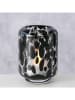 Boltze Windlicht ''Dotty'' in Schwarz - (H)10 x Ø 7 cm
