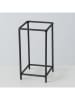 Boltze Windlicht ''Sorina'' in Schwarz - (B)11 x (H)20 x (T)11 cm