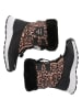 Zigzag Boots "Wesend" in Schwarz/ Hellbraun
