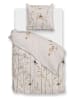HNL Flanell-Bettwäsche-Set "Pettirosso" in Beige