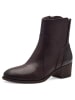 Marco Tozzi Leder-Stiefeletten in Braun
