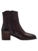Marco Tozzi Leder-Stiefeletten in Braun