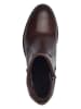 Marco Tozzi Leder-Stiefeletten in Braun