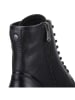 Marco Tozzi Leren boots zwart