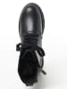 Marco Tozzi Leren boots zwart