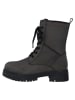 Marco Tozzi Leder-Boots in Anthrazit