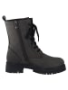 Marco Tozzi Leder-Boots in Anthrazit