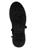 Marco Tozzi Leder-Boots in Anthrazit