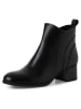 Marco Tozzi Leder-Stiefeletten in Schwarz
