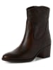 Marco Tozzi Leder-Stiefeletten in Braun