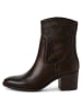 Marco Tozzi Leder-Stiefeletten in Braun