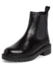 Marco Tozzi Leder-Boots in Schwarz