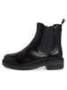 Marco Tozzi Leder-Boots in Schwarz