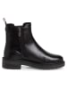 Marco Tozzi Leder-Boots in Schwarz