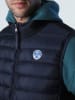 North Sails Doorgestikte bodywarmer donkerblauw