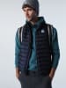 North Sails Doorgestikte bodywarmer donkerblauw