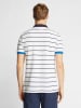 North Sails Poloshirt wit/blauw/oranje