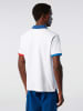 North Sails Poloshirt in Weiß/ Blau