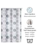 Wenko Duschvorhang "Dots" in Grau/ Rosa - (L)200 x (B)180 cm