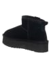 Patrizia Pepe Leder-Winterboots in Schwarz