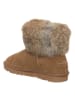 Patrizia Pepe Leren winterboots lichtbruin