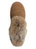 Patrizia Pepe Leren winterboots lichtbruin