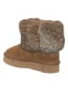 Patrizia Pepe Leren winterboots lichtbruin