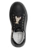 Patrizia Pepe Leder-Sneakers in Schwarz