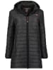Geographical Norway Doorgestikte mantel "Atika" zwart