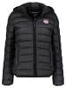 Geographical Norway Doorgestikte jas "Atikabadge" zwart