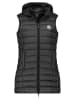 Geographical Norway Doorgestikte bodywarmer "Vatikabadge" zwart