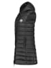 Geographical Norway Steppweste "Vatikabadge" in Schwarz