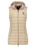 Geographical Norway Doorgestikte bodywarmer "Vatikabadge" beige