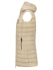 Geographical Norway Steppweste "Vatikabadge" in Beige