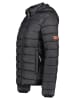 Geographical Norway Doorgestikte jas "Atikoclerc" zwart