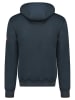 Geographical Norway Hoodie "Olvier" in Dunkelblaiu