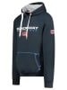 Geographical Norway Hoodie "Olvier" in Dunkelblaiu