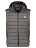 Geographical Norway Weste "Vamigobadge Hood" in Grau