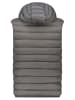 Geographical Norway Weste "Vamigobadge Hood" in Grau