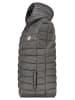 Geographical Norway Weste "Vamigobadge Hood" in Grau